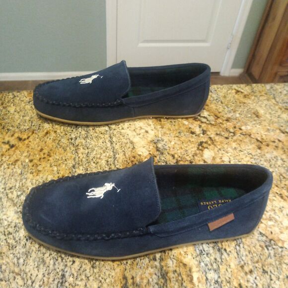 Man's Slippers Polo Ralph Lauren Collins Slipper Size 9 US - Picture 1 of 12